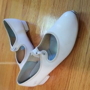 Leo's White Tap Shoes